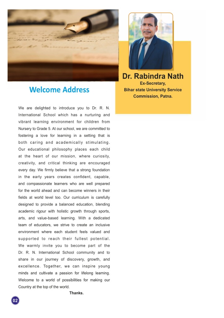 Dr. Rabindra Nath - Chairman